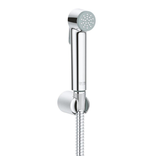 GROHE Tempesta-F Trigger Spray 30 Handdoucheset - 1 straalsoort - rond - met houder - metalen slang - 125cm - chroom