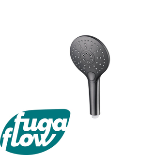 FugaFlow Eccelente Sobrado Douchette à main ø12cm rond 3 jets Gunmetal PVD