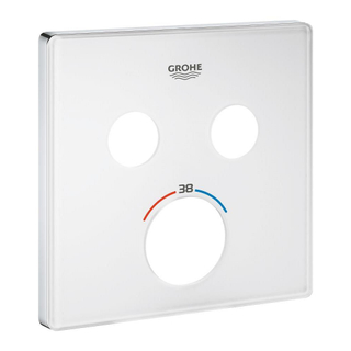 Grohe Kraanrozet - moon white