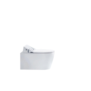 Duravit Me By Starck WC japonais à fond creux sans bride avec fixation cachée 37x57cm abattant japonais Slim Sensowash blanc