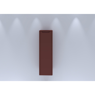 HR badmeubelen Juice Halfhoge Kast - 40x35x130cm - met ronde hoeken - 1 deur - linksdraaiend - terra mat