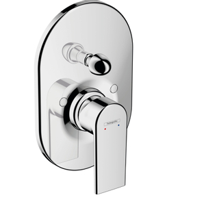 Hansgrohe Vernis Ensemble de recouvrement mitigeur bain avec levier chrome