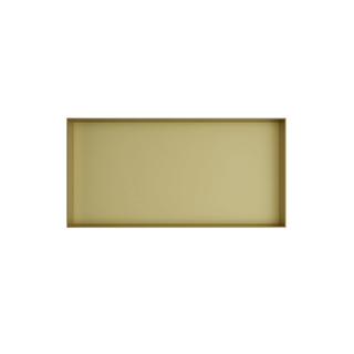 Hotbath &MORE Inbouwbox of inbouwnis - 30x60x10 - frameless - Geborsteld messing PVD