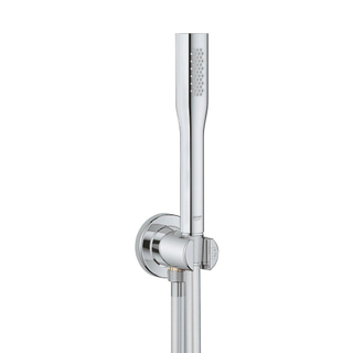 GROHE Euphoria Cosmopolitan Stick Handdoucheset - 1 straalsoort - met houder - met wandaansluitbocht - gladde slang - 150cm - chroom