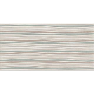 Cifre Ceramica Alure - Carrelage mural - 25x50cm - Ivory rayé mat (crème)