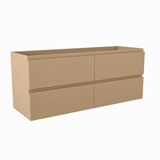 Mondiaz HAY wastafelonderkast - 120x40x50cm - 4 lades - uitsparing links - softclose - Oro