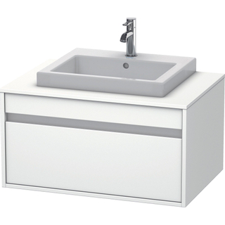 Duravit Ketho Meuble sous-lavabo avec 1 tiroir pour lavabo encastrable 80x42.6x55cm blanc
