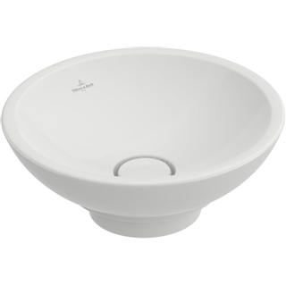 Villeroy & Boch Loop lavabo sur pied 38 cavec avec trop-plein incl. bouchon blanc MODÈLE D'EXPOSITION