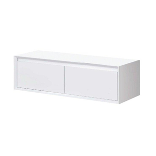 Best Design Horizon Meuble sous-lavabo 80x40x40cm Just Solid Blanc mat
