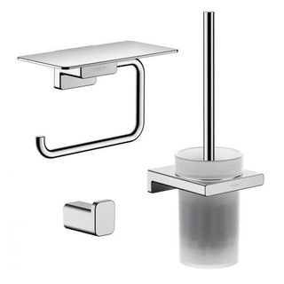 Hansgrohe Addstoris Ensemble accessoires WC - trois pièces - Chrome