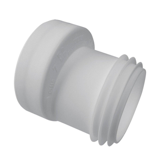 Wisa Raccord d'évacuation WC n°8 excentrique décalage 20mm blanc