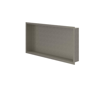IVY Inbouwnis - 60x30x7.5cm - Geborsteld nickel PVD