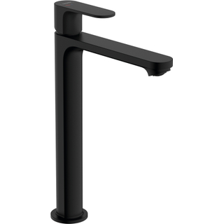 Hansgrohe Rebris S Mitigeur lavabo highriser 1 trou 240 coolstart avec bonde ecosmart+ 4 l/min mat noir