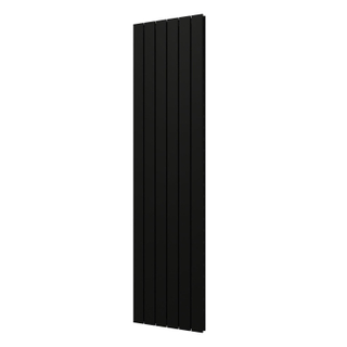Plieger Cavallino Retto designradiator verticaal dubbel middenaansluiting 1800x450mm 1162W zwart