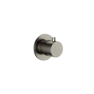 Hotbath Cobber Partie de finition - pour robinet d'arrêt à débit - Nickel brossé