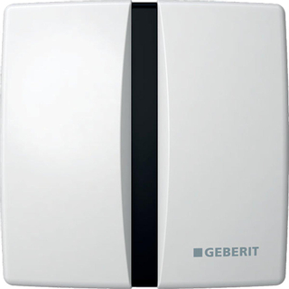 Geberit Basic urinoir stuursysteem batterijvoeding 16x16cm met infrarood voor frontbediening alpien wit