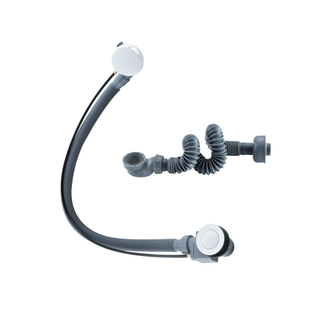 Fugaflow Eccelente Sobrado évacuation surélevée - commande rotative avec fonction de remplissage - évacuation prolongée - mat blanc