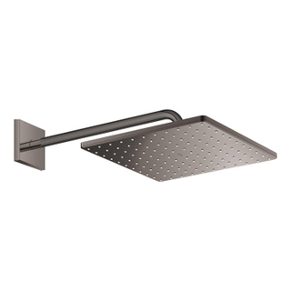 GROHE Rainshower SmartActive 310 Cube Hoofddouche - 31x31cm - 1 straalsoort - wandarm 42.2cm - hard graphite