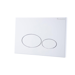 Wiesbaden x32 plaque de poussée pour Réservoir WC geberit up320 acier inoxydable blanc mat
