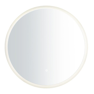 Nordlux Dovina spiegellamp - 80x60cm - IP44 - led - Aluminium Wit