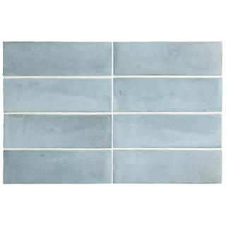 Equipe Cerámicas Premium Koko voor wand- en vloertegel - 15x5cm - 8mm - Licht blauw