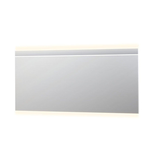 INK SP6 Spiegel - 180x4x80cm - LED horizontaal - boven en onder - colour changing - dimbaar - aluminium Zilver