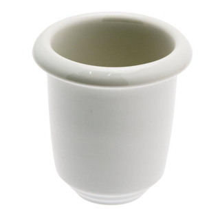 Haceka Allure Reserve Pot voor Toiletborstel wit