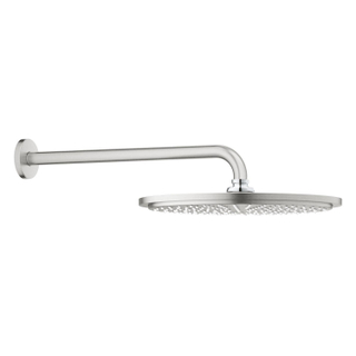 Grohe Rainshower Cosmopolitan 310 Douche Principale - 31cm - 1 type de jet - bras de douche 38cm - super acier