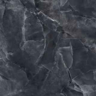 EnergieKer Onyx ek wand- en vloertegel - 120x120cm - gerectificeerd - Natuursteen look - Black pulido gepolijst (zwart)