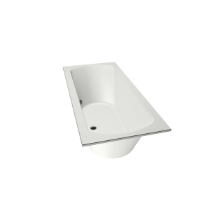Xenz Lagoon Duobad - 170x75x53 - afvoer Midden - acryl - wit mat