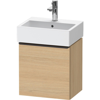 Duravit D-Neo wastafelonderkast 43.4x44x32.2cm Rechtsdraaiend 1 deur Natuur eiken Mat