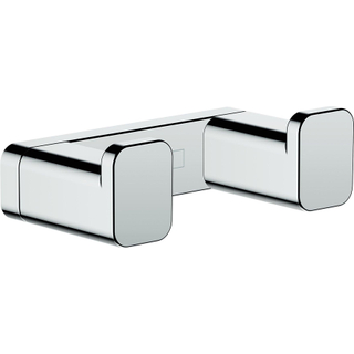 Hansgrohe Addstoris Crochet double porte-serviettes chrome