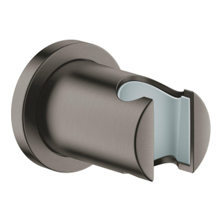 GROHE Rainshower Handdouchehouder - niet verstelbaar - ronde rozet - brushed hard graphite