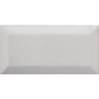 Cifre Ceramica Chic wandtegel - 7.5x15cm - 8mm - Rechthoek - Grijs Glans