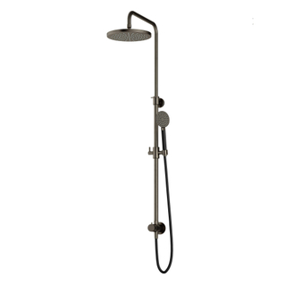 Hotbath Cobber ensemble de douche, douche de tête 30cm et flexible de douche 1,5mtr avec douchette à main en fer antique