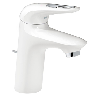 GROHE Eurostyle New waterbesparendes wastafelkraan M size met waste wit