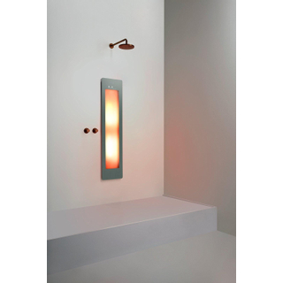 Sunshower Round One Infra-rouge encastrable 140x33cm grey (gris)