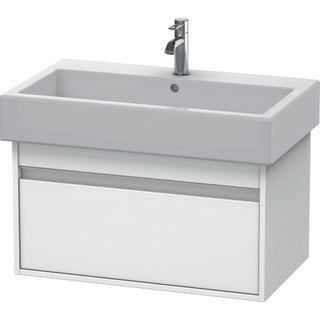Duravit Ketho Meuble sous-lavabo avec 1 tiroir 75x44x41cm pour Vero 045480 blanc
