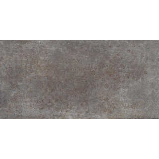 Atlas concorde solution carrelage mural et de sol 59.5x119.5cm 8mm rectifié aspect béton marron/gris