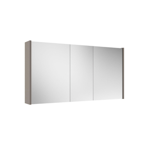 Saniclass Prime Spiegelkast - 120x63x16cm - inclusief zijpanelen - taupe