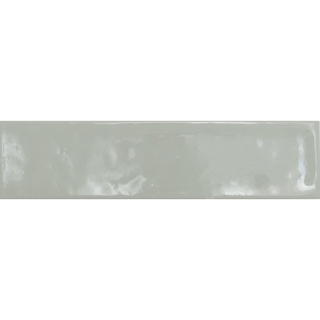 Quintessenza Cromia 26 Wandtegel 7x27cm 10mm witte scherf Verde2 Lucido