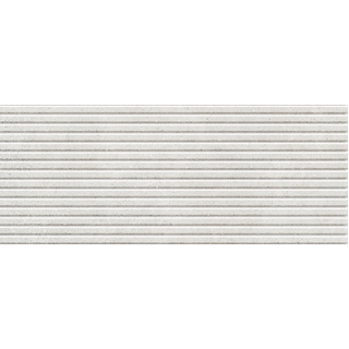 Cifre Ceramica Borneo - Carrelage mural - 30x75cm - rectifié - effet béton - White decor mat (blanc)