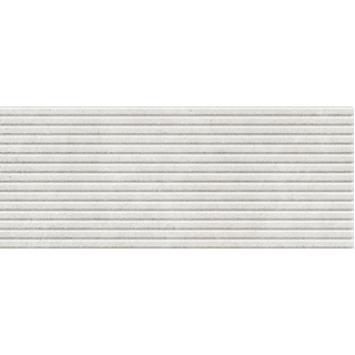 Cifre Ceramica Borneo wandtegel - 30x75cm - gerectificeerd - Betonlook - White decor mat (wit)