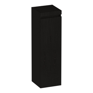 BRAUER Joy badkamerkast - 120x35x35cm - met 1 deur greeploos rechtsdraaiend Timber Black