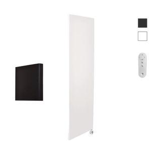 Sanicare HVS Denso Elektrische Radiator - 180x40cm - 948W - met afstandsbediening - thermostaat - wit - rechtsonder - wit