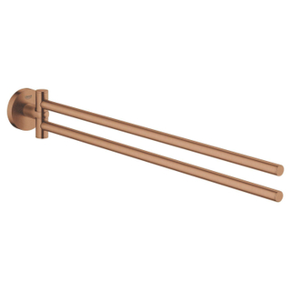 GROHE Essentials Handdoekhouder - 45cm - dubbel - draaibaar - brushed warm sunset