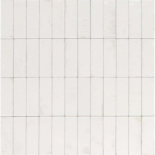 SAMPLE Ragno Gleeze Wandtegel 5x15cm 10mm Bianco