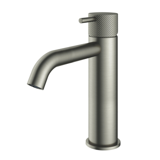 Hotbath Cobber X middelhoge wastafelmengkraan zonder waste geborsteld nikkel SHOWROOMMODEL