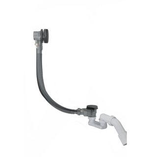 FugaFlow Efficiente Sobrado Combinaison vidage baignorie avec bonde tirette noir mat