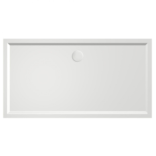 Xenz Mariana douchebak - 150x80x7 - Acryl - wit